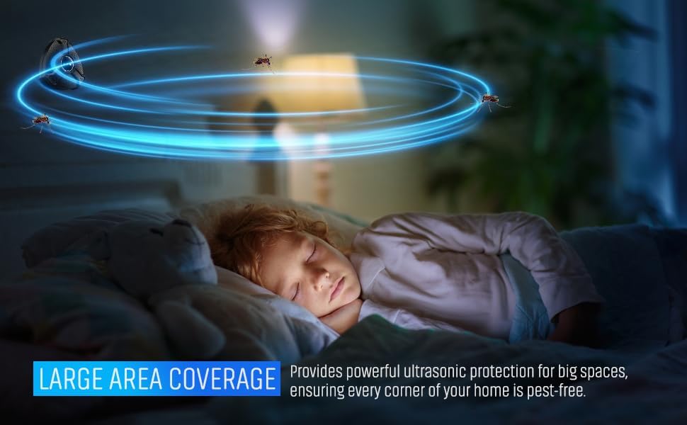 2025 Ultrasonik Haşere Kovucu - Kemirgenler, Hamamböcekleri, Karıncalar, Böcekler için Yüksek Güçlü İç Mekan Plug-in Kovucu - Ev, Mutfak, Otel için Elektronik Haşere Kontrolü - Evcil Hayvan ve Çocuk