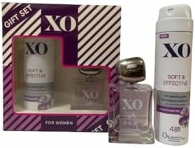 XO Kadınlar için Hediye Seti, Parfüm 50 ml, Soft Deodorant 150 ml