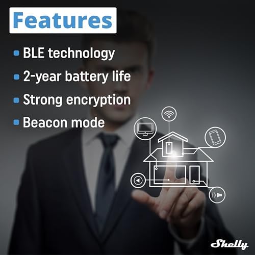BLU RC Düğmesi 4 | Akıllı Bluetooth 4 Düğmeli Uzaktan Kumanda | Ev Otomasyonu | iOS Uygulaması | Çoklu Tıklama | Manyetik Tutucu | Garaj Kapısı Açıcı | Işık Kontrolü | Sahne Kontrolü