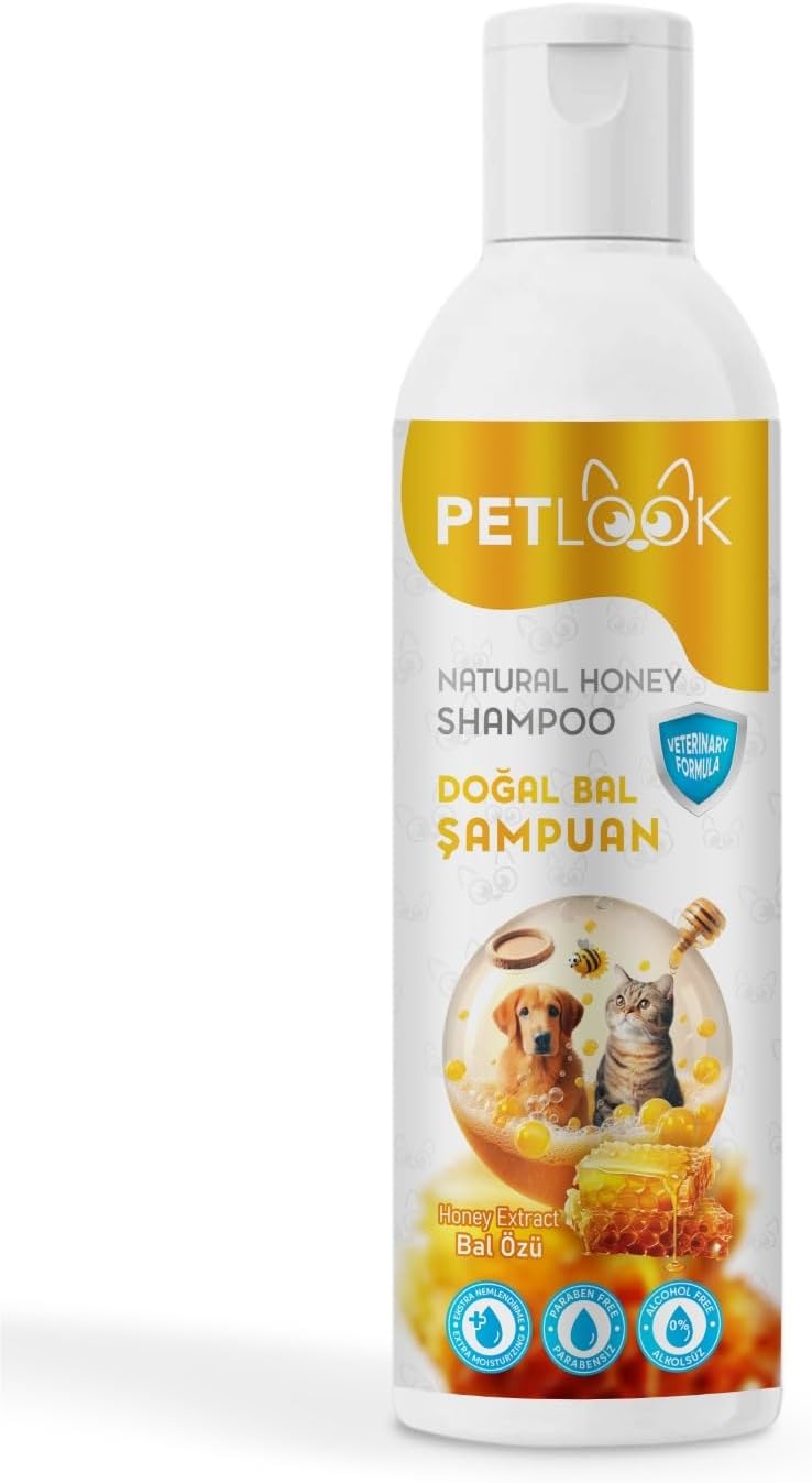 PETLOOK Kedi Ve Köpek Şampuan Bal Özlü, 250 Mililitre