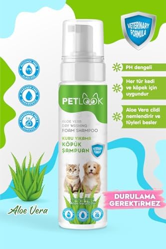 PETLOOK Kedi ve Köpek Köpük Şampuan, 200 Mililitre