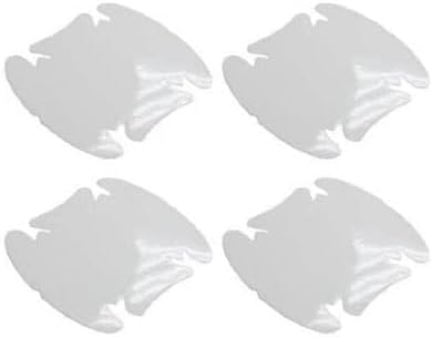 Oto Araba Kapı Kolu Koruyucu Film (4lü Set) Boya Çizilme Önleyici Çizilmelere Karşı Etkili Koruma Tırnak Oje İzi Çizik Önleyici Koruyucu 4'lü Set Çizilme ve Boya Hasarını Önler