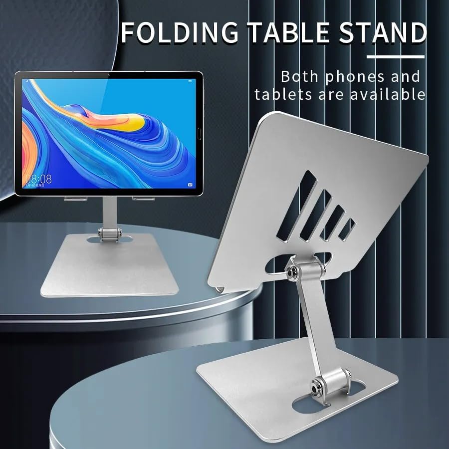 Alternative view of Portatif Katlanabilir iPad Uyumlu Tablet Stant Açısı Ayarlanabilir Tutucu iPad Air Uyumlu Kare Taban Birinci Sınıf Kalite Katlanır Taşınabilir XK041