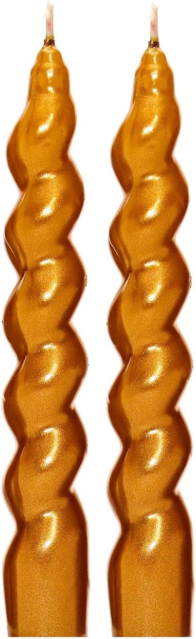 Alternative view of 2'li Twirl Glow Şamdan Mum Seti (18 cm)