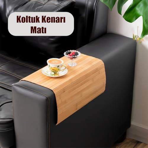 Alternative view of 220027 Bambu Koltuk Matı Ahşap Kanepe Koltuk Kenarı Sehpa Yan Sehpa Koltuk Katlanabilir Amerkan Servis