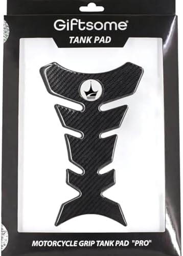 Tank Pad | Triumph ile Uyumlu | Kaydırmaz ve Dayanıklı Karbon | Motosiklet Tank Pad | GC08 (Karbon)