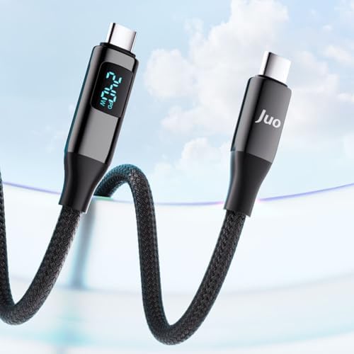 Alternative view of 240W USB 3.1 Gen2 10Gbps E-Mark Çipli Led Display Ekranlı 4K 60Hz Görüntü ve Type-C Hızlı Şarj Kablosu 1.25 Metre