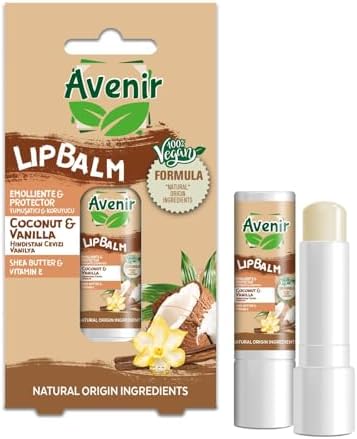 Alternative view of Avenir Hindistan Cevizi & Vanilya Vegan Dudak Bakım Kremi - Kuruyan ve Çatlayan Dudaklar Için Yumuşatıcı ve Koruyucu Etkili