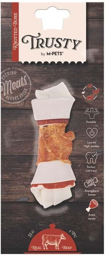 TRUSTY EXTRA BEEF DÜĞÜMLÜ KEMİK 55GR/12,7CM