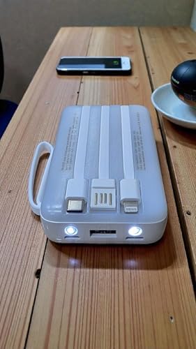 Alternative view of H28 10000 MH PD 20W ve USB 22.5W FAST HIZLI ŞARJ DAHİLİ TYPE C VE LİGHTNİNG KABLOLU DÜNYA STANDARTLARINA UYGUN POLYMER BATARYA BİREBİR AMPER LCD GÖSTERGELİ POWERBANK