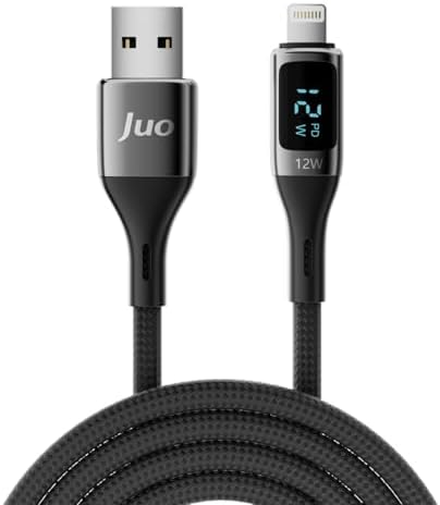 Alternative view of 12W Dijital Led Ekranlı USB-A to Lightning iPad Örgülü Hızlı Şarj ve Data Kablosu 2 Metre