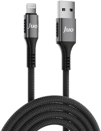 Alternative view of 12W 2.4A USB-A to Lightning iPad ile Uyumlu Örgülü Hızlı Şarj ve Data Kablosu 1 Metre
