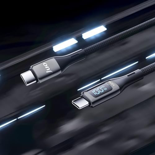 Alternative view of 100W 5A QC4.0 Dijital Led Ekranlı E-Mark Çipli USB PD Type-C Hızlı Şarj ve Data Kablosu 2 Metre