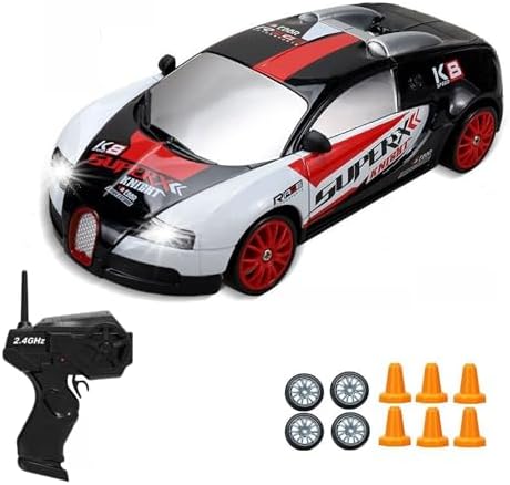 Alternative view of 1:24 Ölçek Oyuncak 4x4 Uzaktan Kumandalı 20 KM/H Hız Için Üretilmiş Şarjlı Araba Rc Yarış Arabası Full Fonksiyon Parkur Dubaları Ve Tekerleri 500 Mah Batarya (Siyah Spor)
