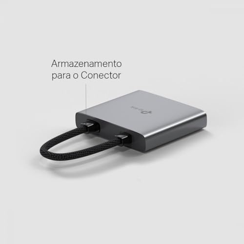 Alternative view of UH3020C, 4K 60Hz HDMI, 100W Hızlı Şarj, 1x Type-A, 3'ü Bir Arada USB-C Hub