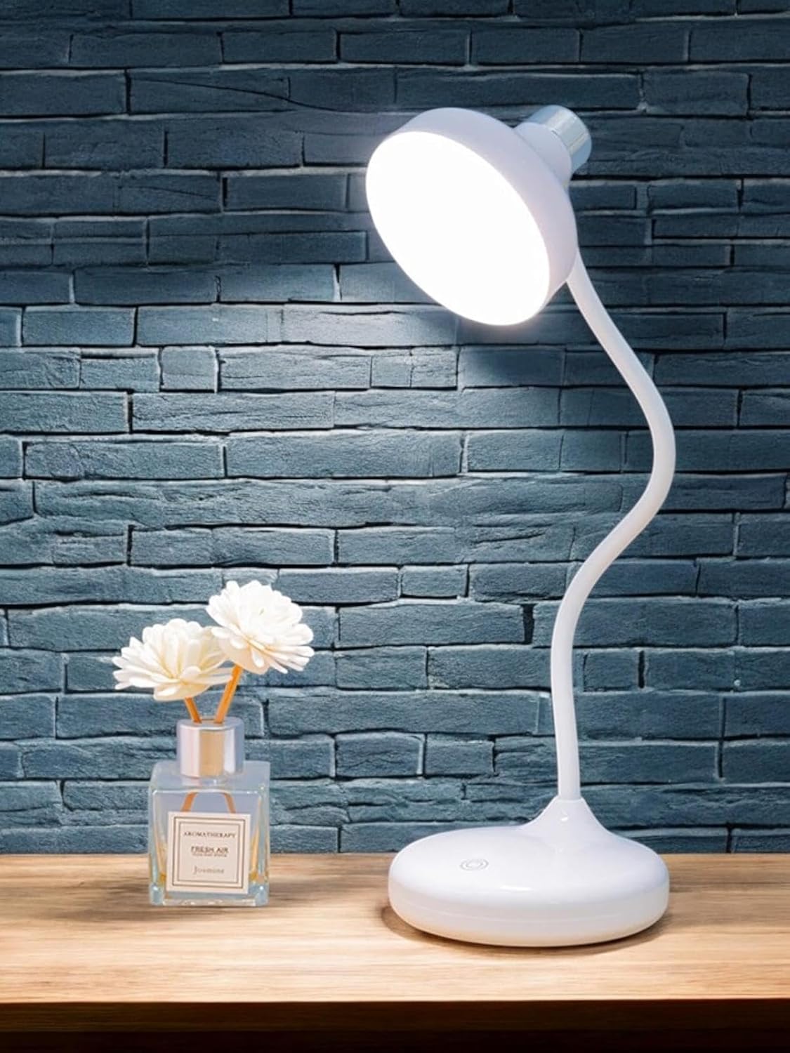 Alternative view of 36cm Modern Masa Lambası Felexible Boyun Tasarımı Oturma Odası Başucu Lambası Restoran Bar Masa Lambası USB Şarj Edilebilir Masa Lambası 1978