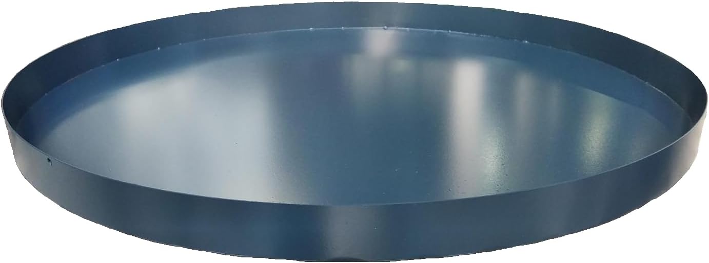 Alternative view of Metal Saksı Altlığı İç Dış Saksı Altlığı Dekoratif Saksı Altı Çap 58 cm Derinlik 3,5 cm Rengi