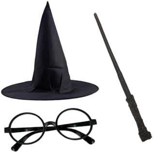 Potter Şapkası Gözlük Ve Asa Cosplay Parti Doğum Günü Bayramı Seti 1450