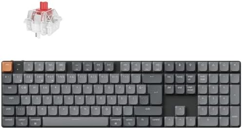 Alternative view of Keychron K5 Max%100 RGB Türkçe Red Switch Kablosuz Karbon Siyah Mekanik Klavye