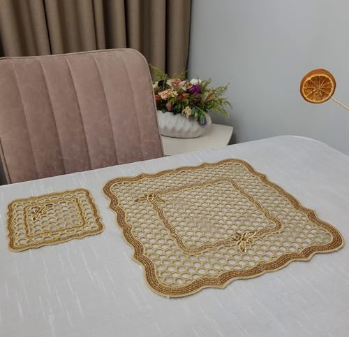 Alternative view of El Yapımı Petek Supla - Modern Mutfak Dekoru - 1 servis altlığı