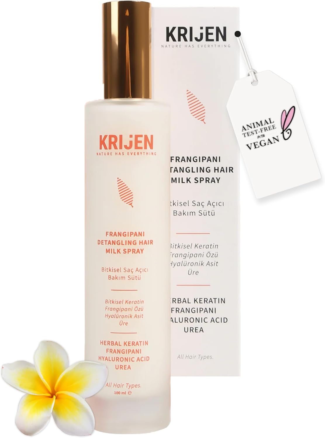 Frangipani Bitkisel Kolay Tarama Sağlayan Keratin Sütü 100 Ml