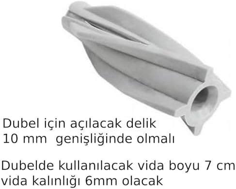 Alternative view of Plastik Ytong Gaz beton Dübeli Yutong Dubel 6 Adet