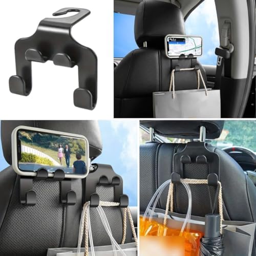 Alternative view of 2 Adet Oto Koltuk Arkası Araç Düzenleyici Araba Organizer Askılıklı Poşet Torba Elbise Telefon, Tablet Tutucu