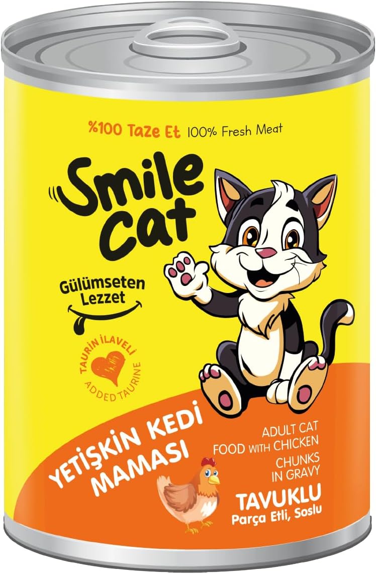 Alternative view of Smile Cat Konserve Yetişkin Kedi 400gr Tavuklu Mama
