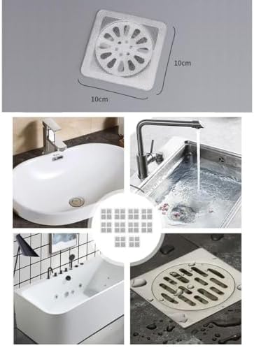 Alternative view of 10'lu Banyo ve Mutfak Lavabo Koku Kıl Tüy Tıkanma Önleyici ve Haşere Böcek Önleyici Gider Filtresi