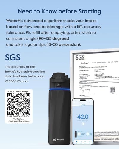 Alternative view of Boost Akıllı Su Şişesi, İçmeyi Hatırlatan, 24 oz BPA İçermeyen Paslanmaz Çelik Vakum Yalıtımlı Şişe, APP ile Geniş Ağızlı Su İzleyici, Hediye için İdeal