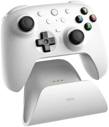 Alternative view of 8Bitdo Windows ve için 2 Kablosuz Denetleyici, TMR Oyun Çubukları, Değiştirilebilir Salon Efekti/Dokunmatik Tetikleyiciler, Hareket Kontrolü, RGB Fire Ring, 8 Speed Kablosuz
