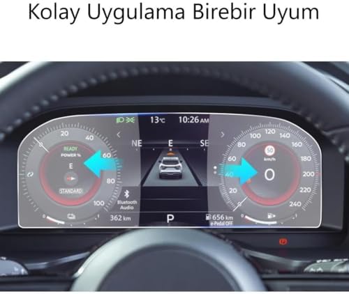 Alternative view of Juke 12.3 inç Mat Ekran Koruyucu Dijital Gösterge