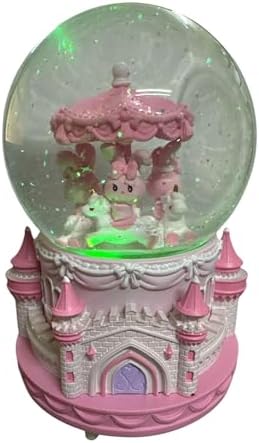 Alternative view of My Melody Atlı Karınca Pembe Müzikli Işıklı Püskürtmeli Dönen Büyük Boy Kar Küresi