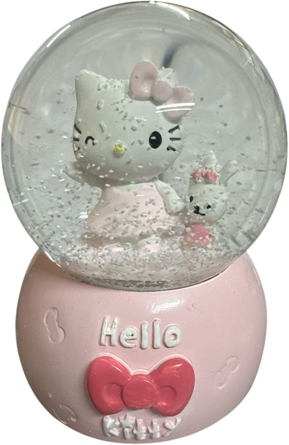 Alternative view of Hello Ve Ayıcık Müzikli Işıklı Büyük Boy Kar Küresi