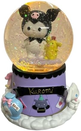 Ve Pompompurin Gözü Açık Dev Boy Işıklı Müzikli Kar Küresi