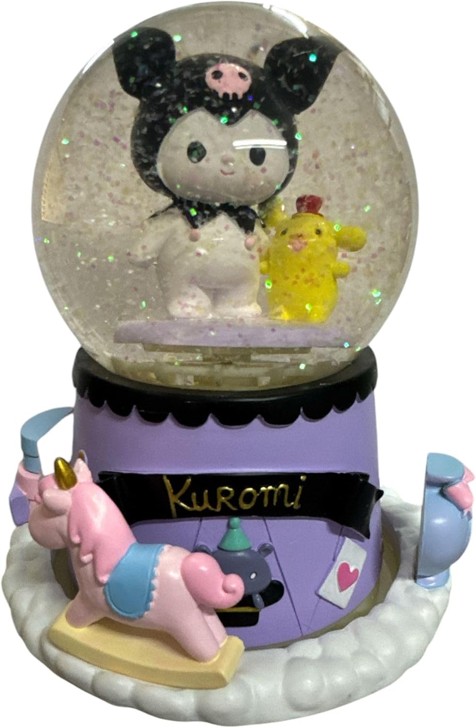 Alternative view of Ve Pompompurin Gözü Açık Dev Boy Işıklı Müzikli Kar Küresi