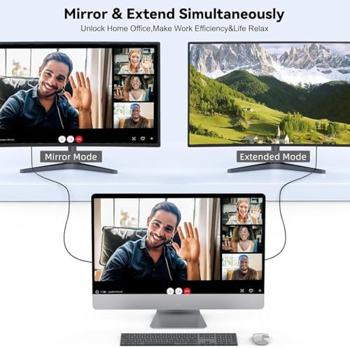 Alternative view of HDMI Çevirici USB-C HDMI 4K 30Hz 200cm Adaptör USB C H-DMI Uyumlu Thunderbolt Type-C to 2 Metre Kablo Uzunluğu ZR853