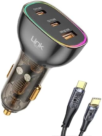 Alternative view of C508 80W 2xPD 30+20W + USB Araç İçi Type-C Şarj Aleti