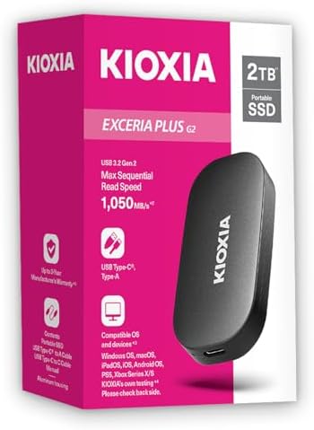 Alternative view of EXCERIA PLUS G2 2TB Taşınabilir SSD – USB 3.2 Gen2, 1050MB/s Okuma, 1000MB/s Yazma