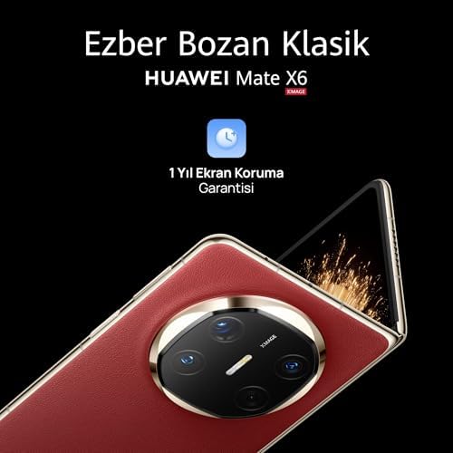 Alternative view of Mate X6, 12+512G, Akıllı Telefon Katlanabilir Form, Ultra İnce ve Dayanıklı, Ultra Chroma Kamera, Kunlun Glass 2. Nesil, X-™ Ekran ve Canlı Çoklu Görev, Kırmızı