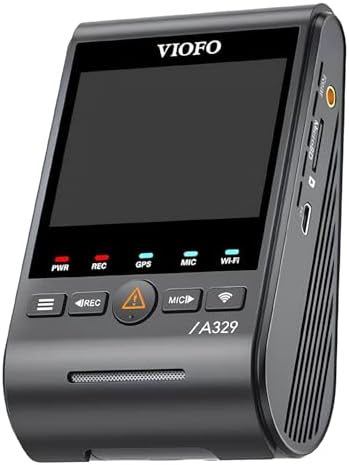 A329 4K HDR Starvis 2 Sensörlü Wi-Fi 6 SSD Destekli GPS'li Araç Kamerası, A329 Tek Kamera