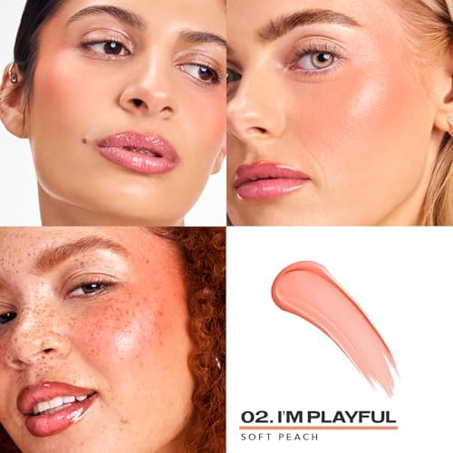 Sacheu Cheek -n Uzun Süre Kalıcı Likit Allık 02 I'm Playful 10ML