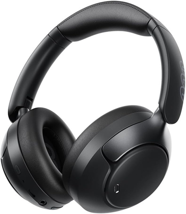 QCY H3 Pro Hybrid Anc Hi-res Ldac Bluetooth 5.4 Kafaüstü Kablosuz Kulaklık Çift Cihaz desteği Siyah