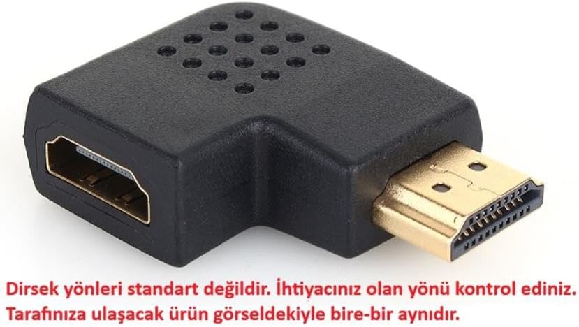 Alternative view of 2148 Hdmi L Dirsek 90 Derece Çevirici Dönüştürücü Uzatma Adaptörü