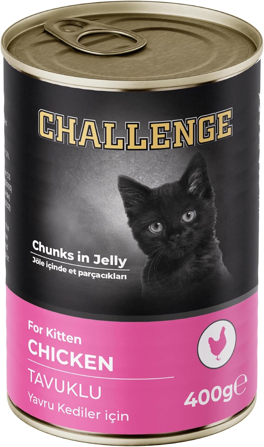 Challenge Konserve Kedi Yavru Tavuklu 400 gr