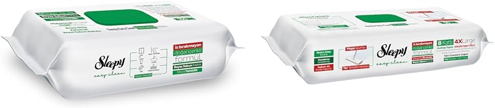 Alternative view of Beyaz Sabun Katkılı 100 Yaprak (3x) + Beyaz Sabun Katkılı Mopa 50 Yaprak