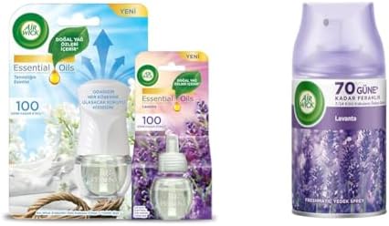 Air Wick Elektrikli Oda Kokusu Lavanta ve Temizlik Seti