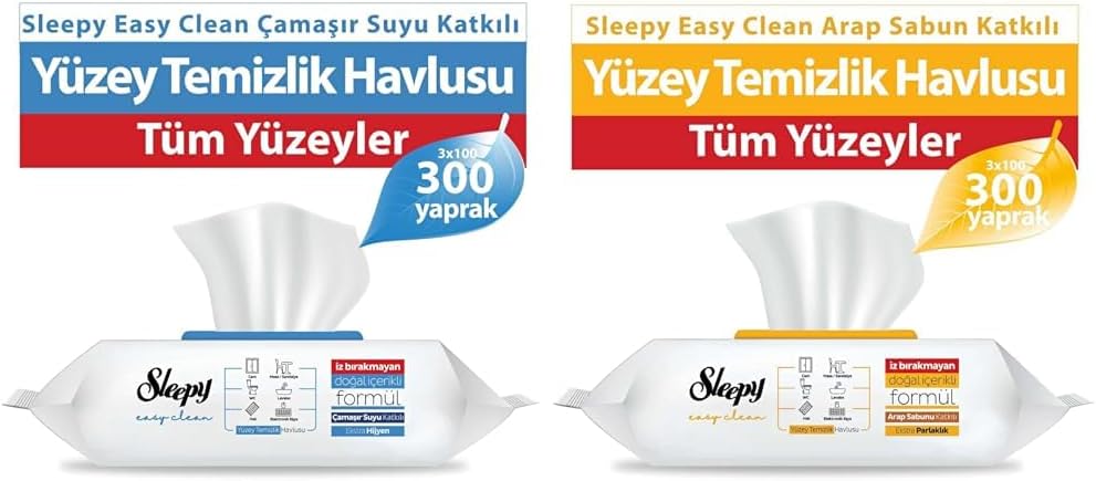 Çamaşır Suyu Katkılı 300 Yaprak + Arap Sabunu Katkılı 300 Yaprak