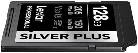 Professional 128GB 205 MB/s Silver Plus SD Hafıza Kartı
