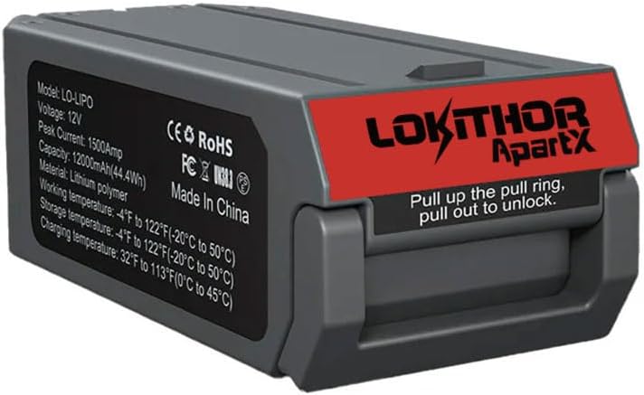 Lokithor LIPO 14.8 Volt Li-Polimer 1500A Takviye Gücü APARTX ile Uyumlu Yedek Akü